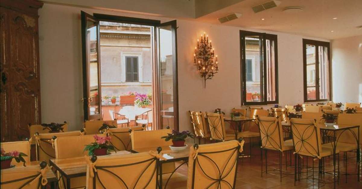 Een foto van de faciliteiten bij Hotel Columbia Rome