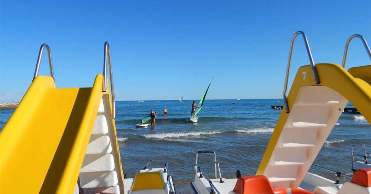 Een foto van het strand bij Camping Pra' delle Torri