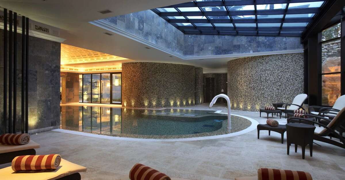 Een foto van het zwembad bij Grande Real Villa Italia Hotel & Spa