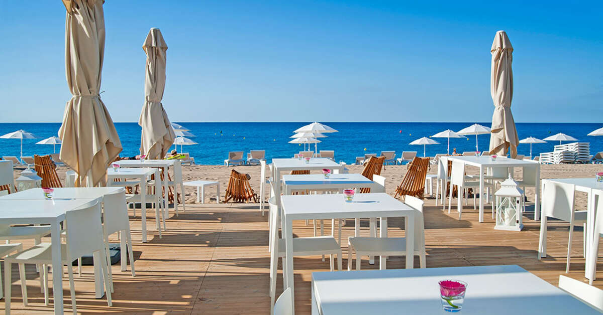 Een foto van het strand bij Hotel Kaktus Playa