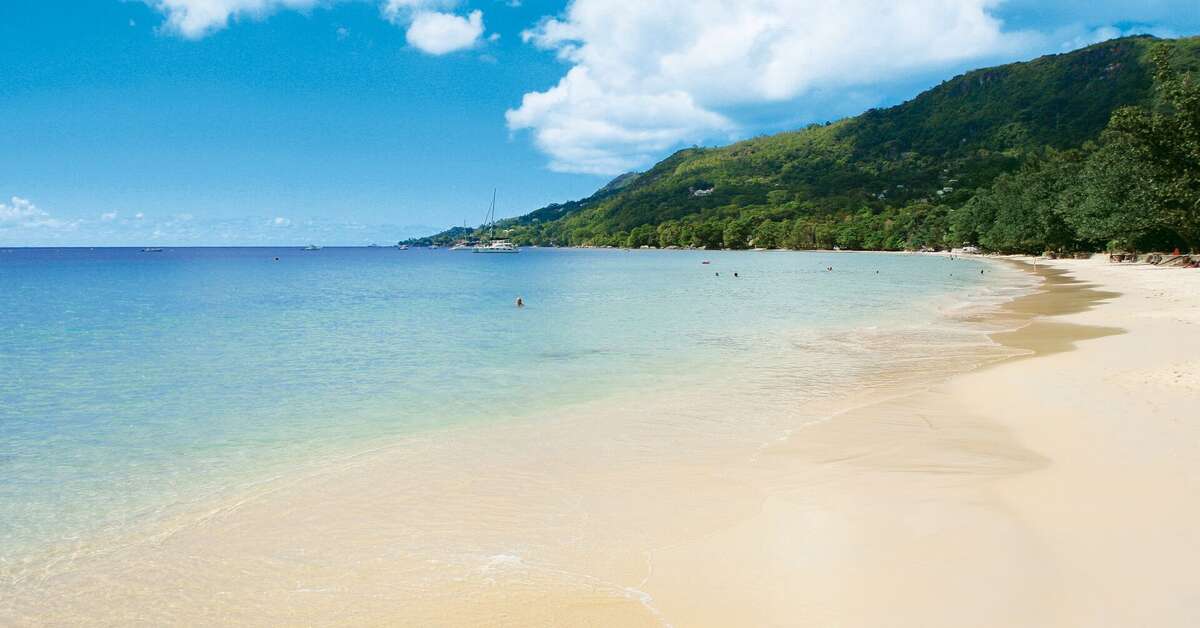 Ein Foto Coral Strand