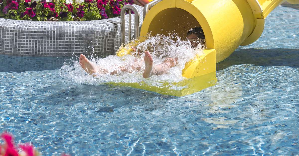 Een foto van het zwembad bij Hotel Oasis Park Splash