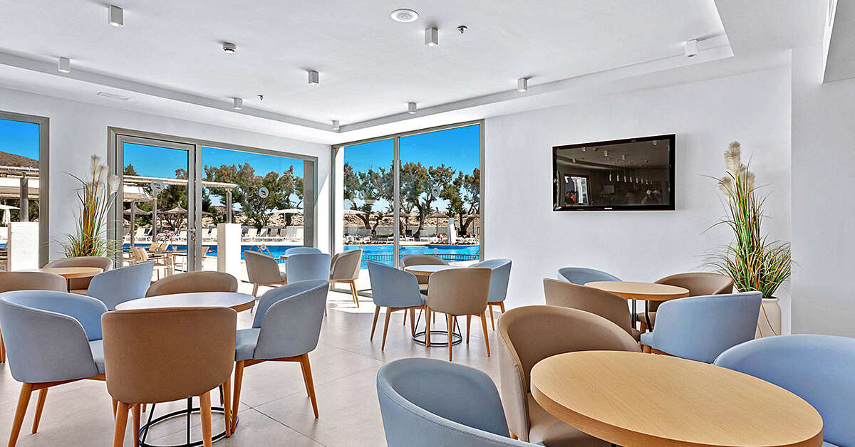 Een foto van het interieur van THB Cala Lliteras