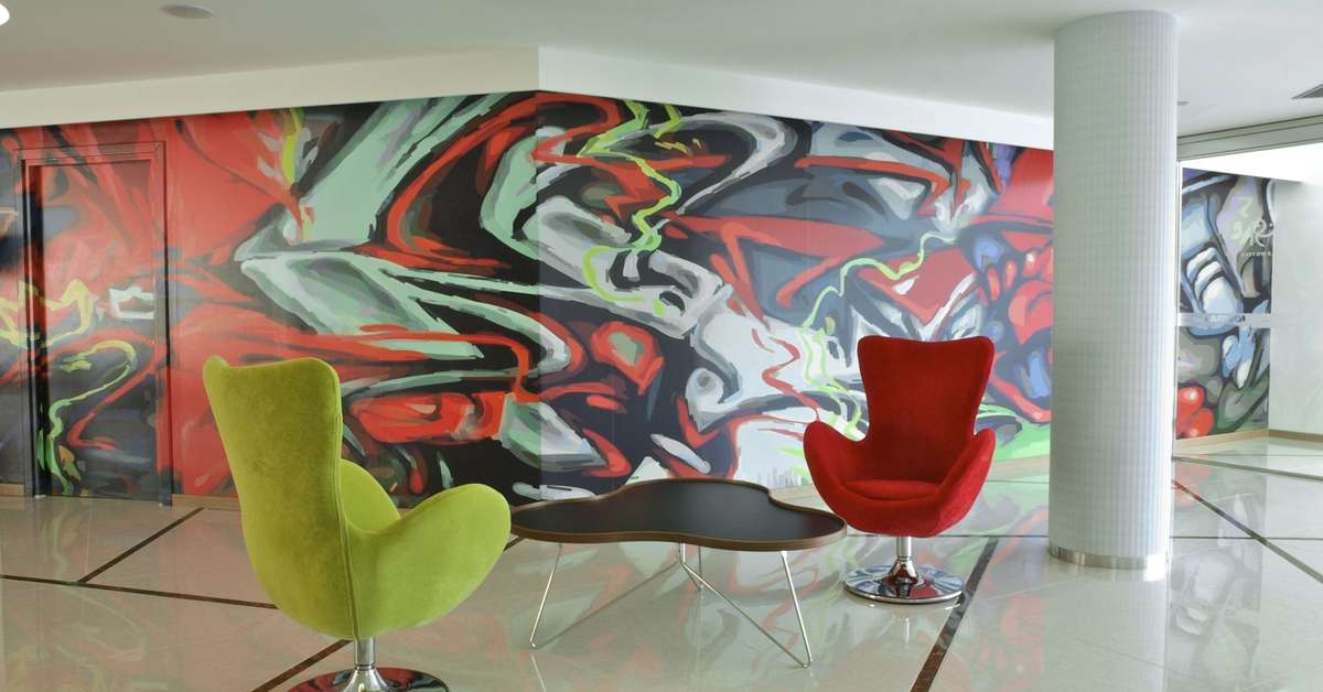 Een foto van het interieur van Iolida Beach Hotel