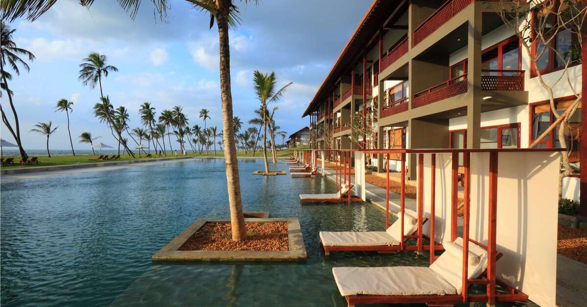 Een foto van het zwembad bij Anantaya Resort & Spa Chilaw