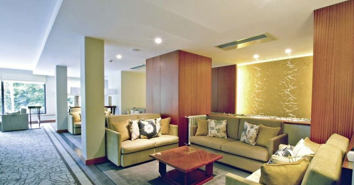 Een foto van het interieur van Terra Nostra Garden Hotel