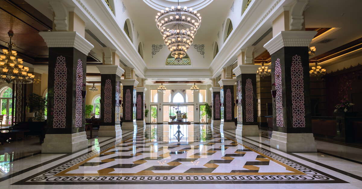 Een foto van het interieur van Hotel Gural Premier Tekirova