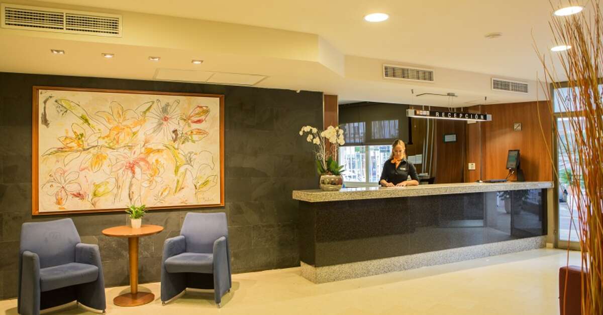 Een foto van het interieur van Hotel Mix Alea