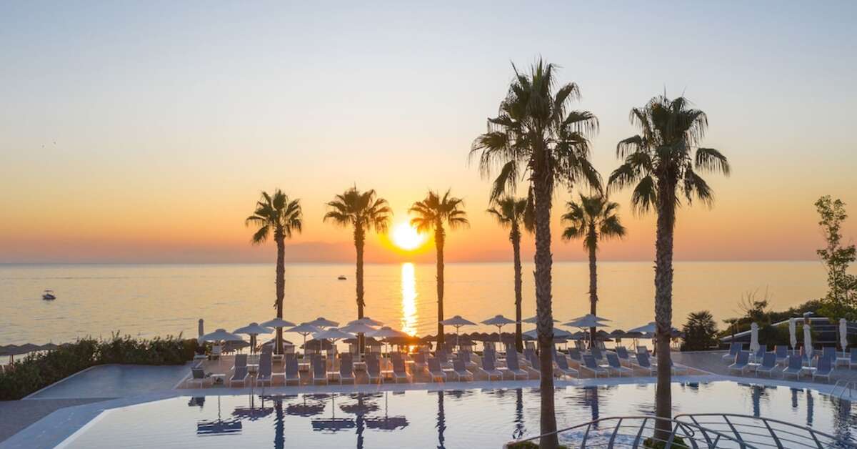 Een foto van het zwembad bij Hotel Potidea Palace