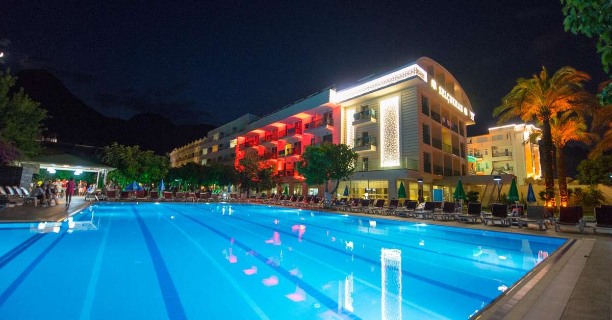 Een foto van het zwembad bij Hotel Selcukhan