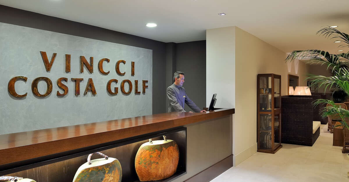 Een foto van het interieur van Vincci Costa Golf