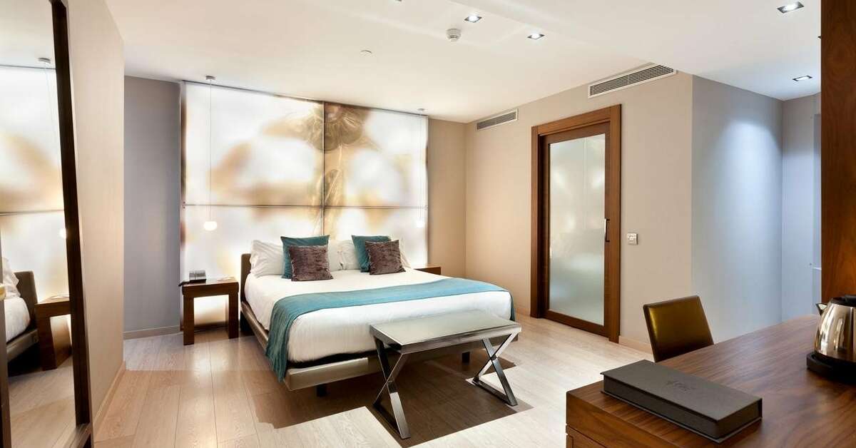 Een foto van een overzicht van Hotel Espana