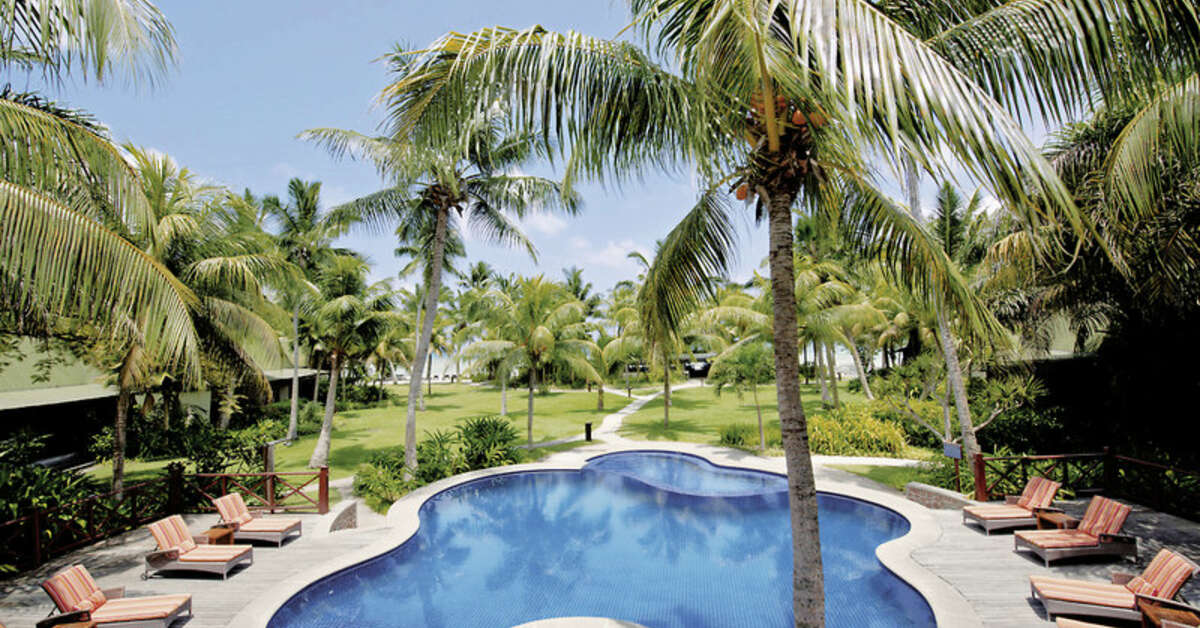 Ein Foto vom Pool im Paradise Sun Hotel