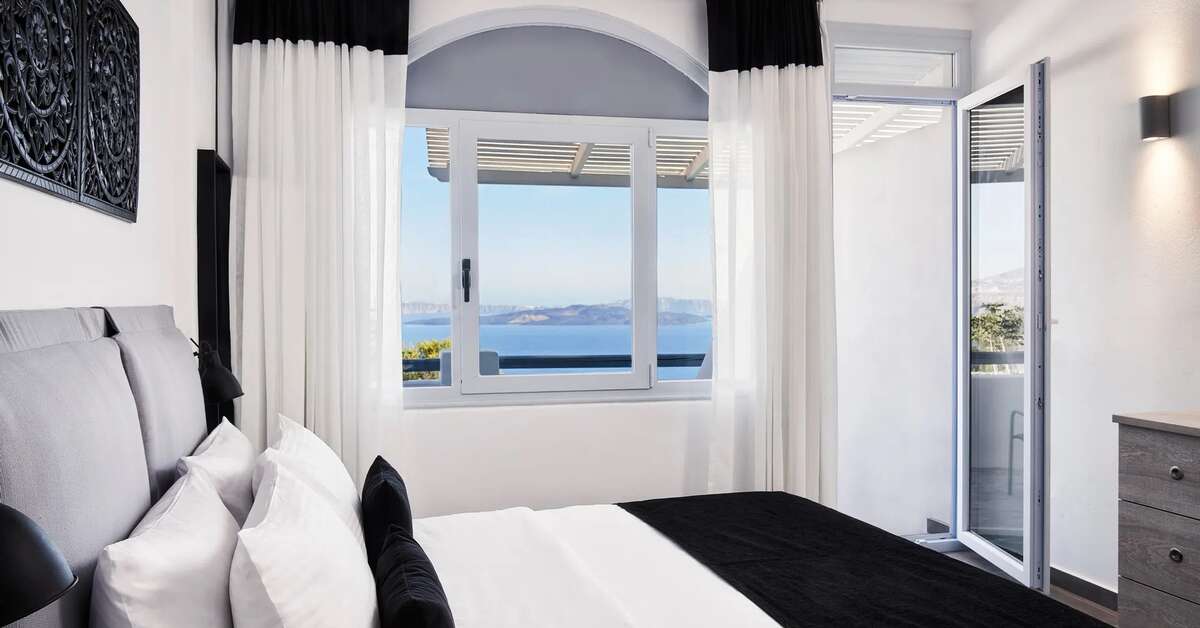 Ein Foto Mr & Mrs White Santorini