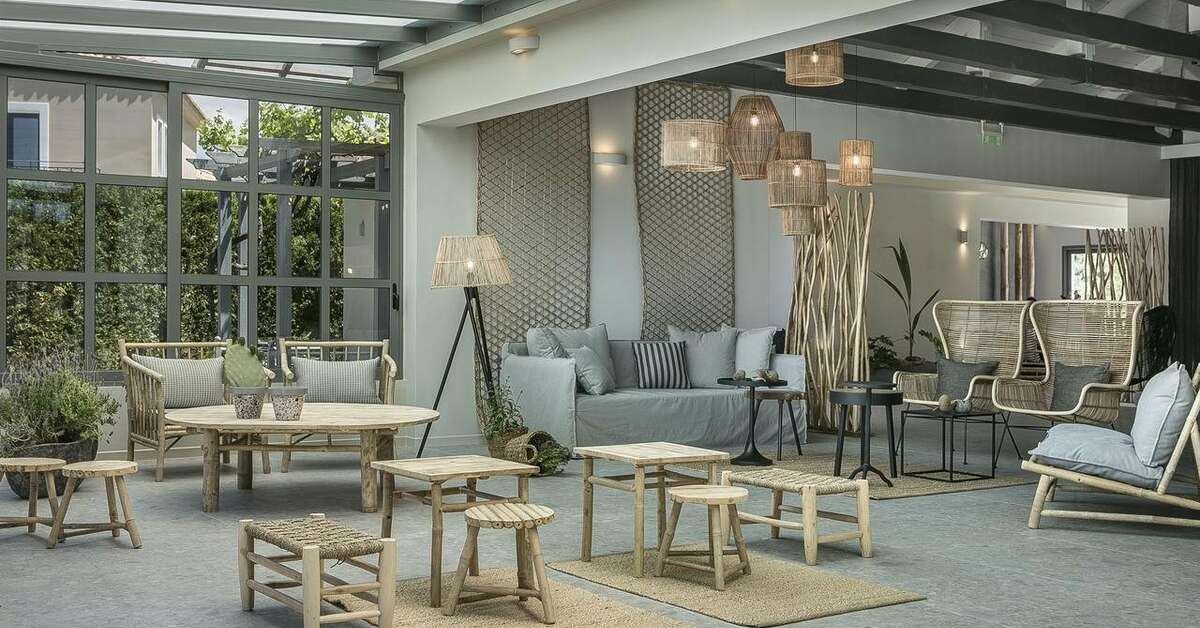 Een foto van het interieur van Avithos Resort