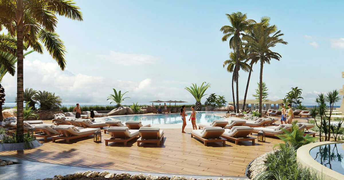 Ein Foto vom Pool im Dreams Lanzarote Playa Dorada Resort & Spa