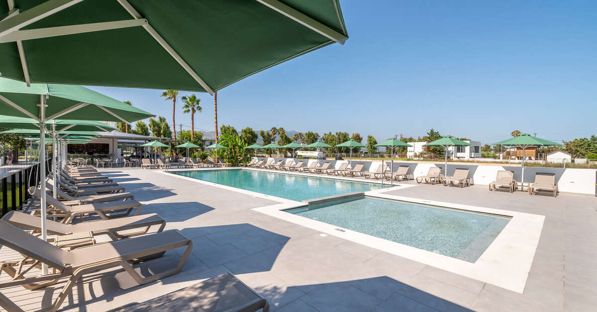 Een foto van het zwembad bij Smaragdi Kos Hotel