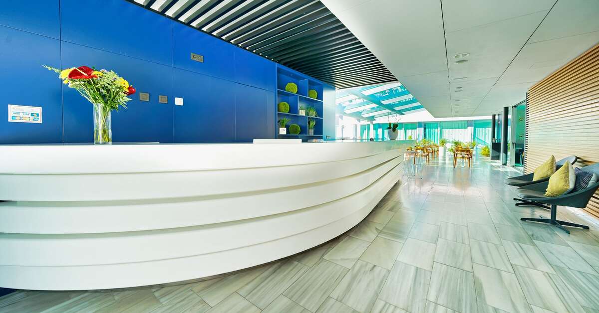 Een foto van het interieur van Hotel Nayra