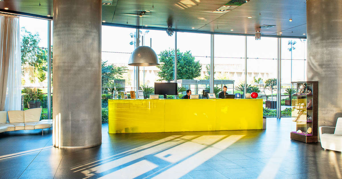Een foto van het interieur van Alexandre Hotel Fira Congress