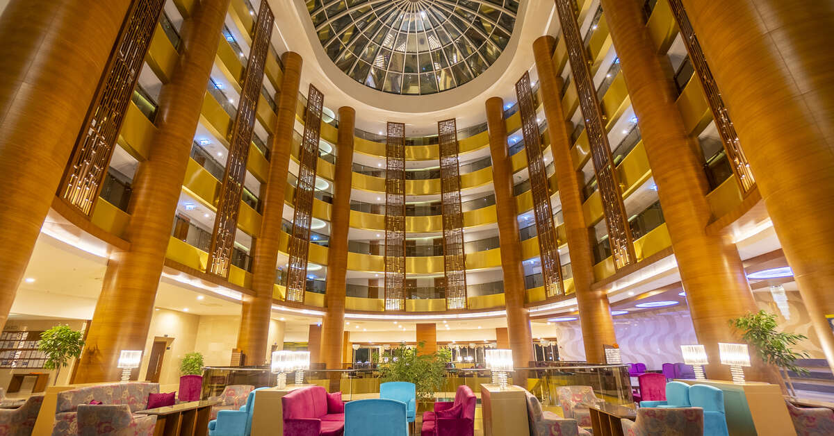 Een foto van het interieur van Sunmelia Beach Resort & Spa