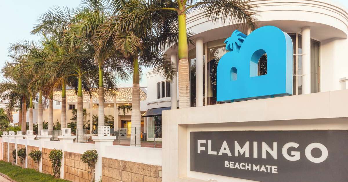 Een foto van de buitenkant van Flamingo Beach Mate