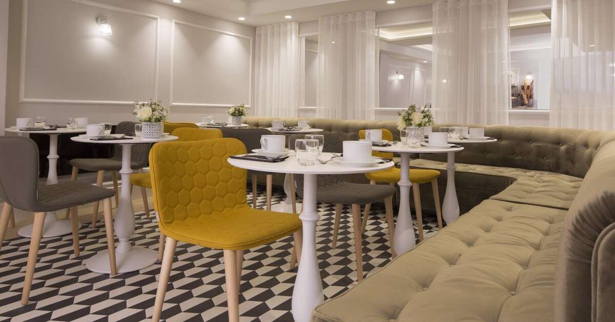 Ein Foto von den Einrichtungen im Hotel Pastel Paris