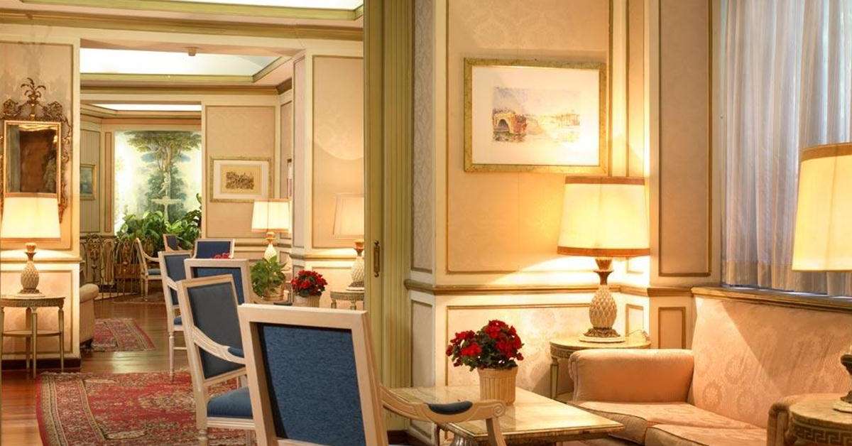 Ein Foto vom Innenbereich im Hotel Eliseo
