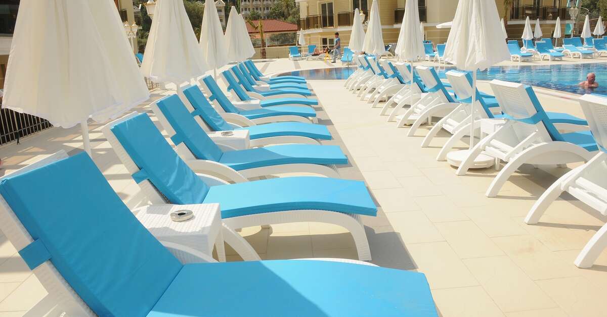 Ein Foto vom Pool im Marcan Resort Hotel