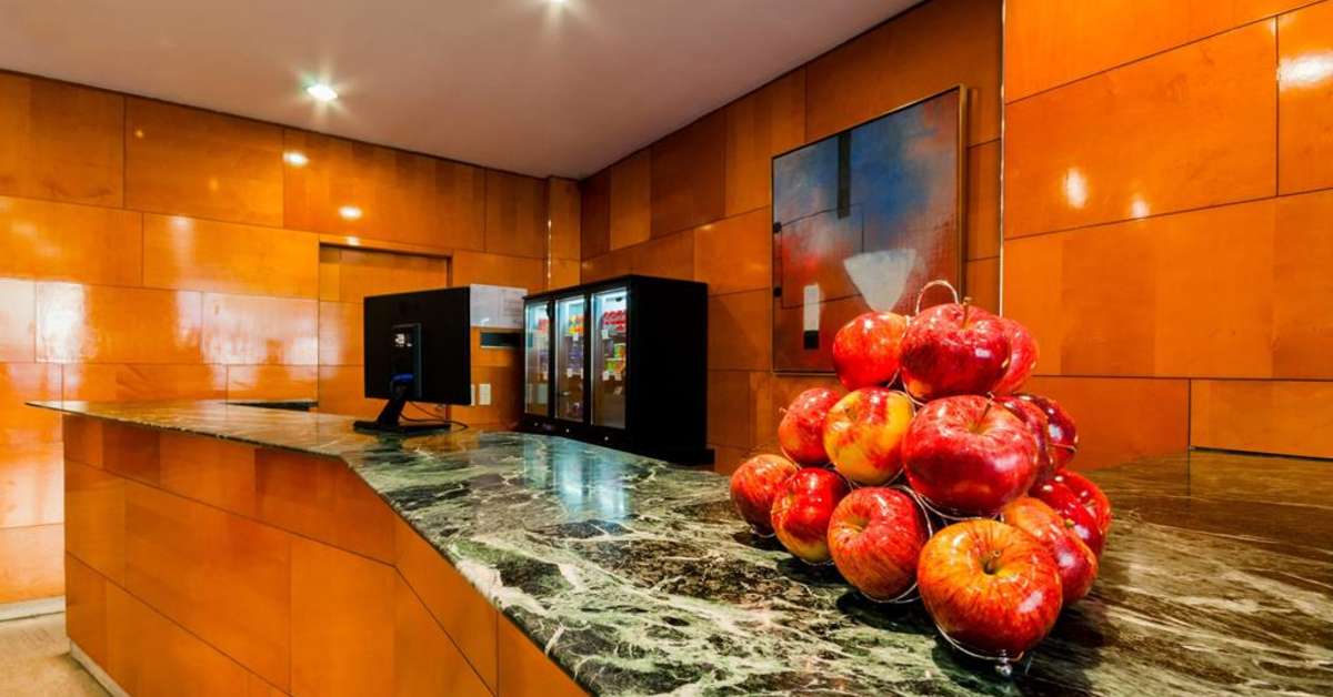 Een foto van het interieur van Hotel Villacarlos