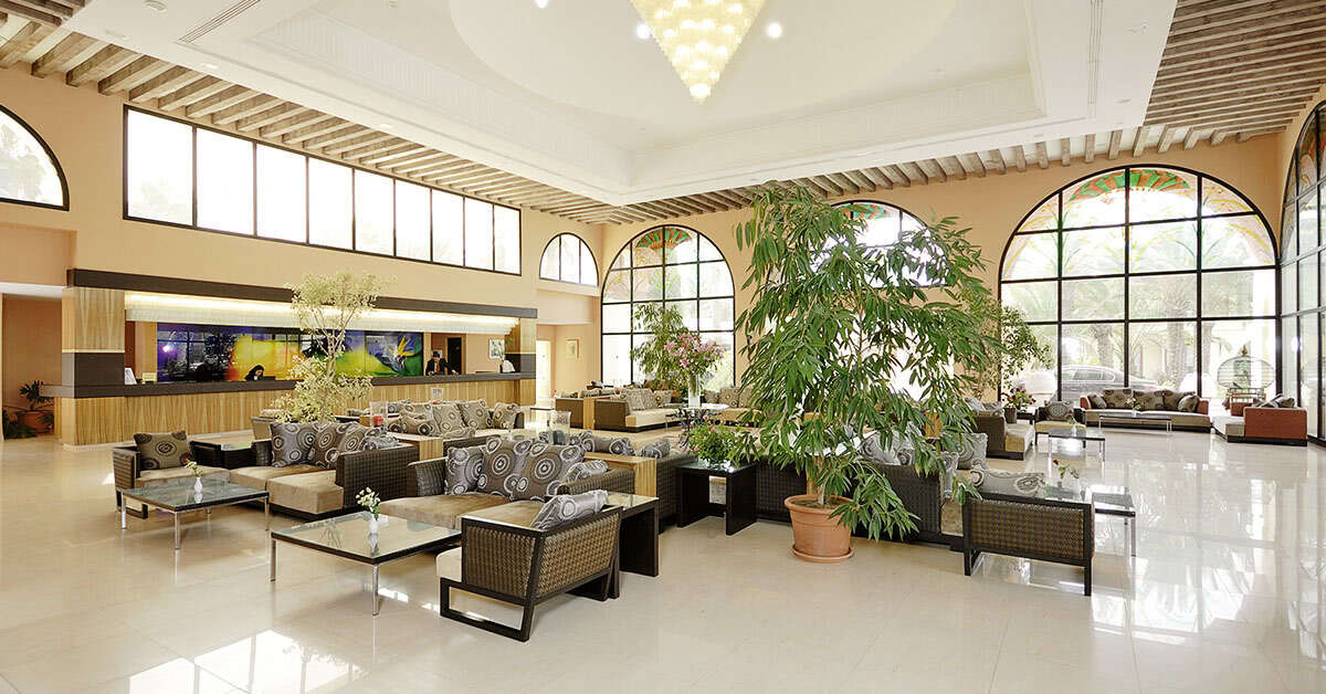 Een foto van het interieur van Hotel Paradis Palace
