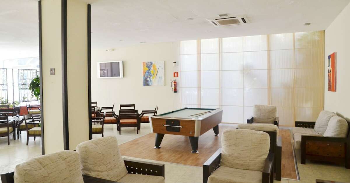 Een foto van het interieur van AzuLine Hotel Pacific
