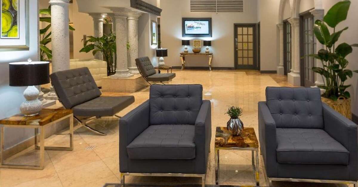 Een foto van het interieur van Lexington Hotel Miami Beach