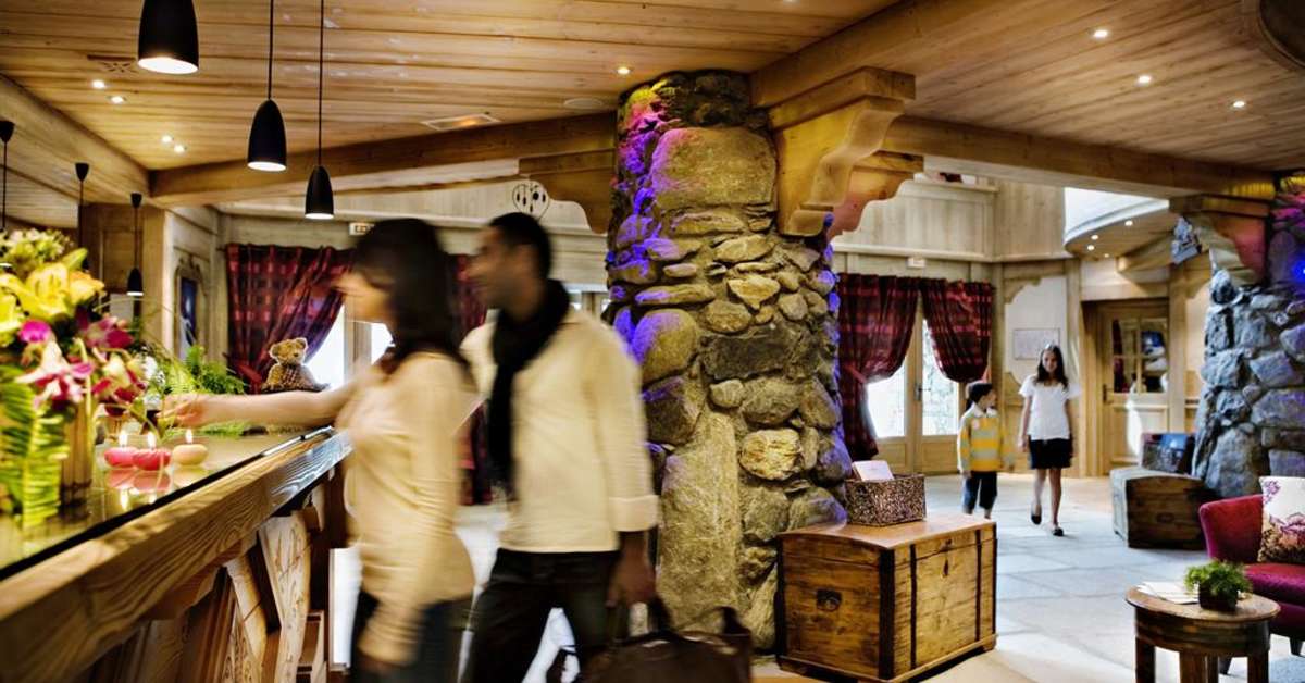 Een foto van het interieur van Residence L'Oree des Cimes