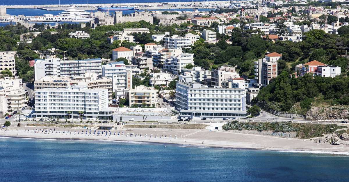 Een foto van de buitenkant van Rhodos Horizon Resort