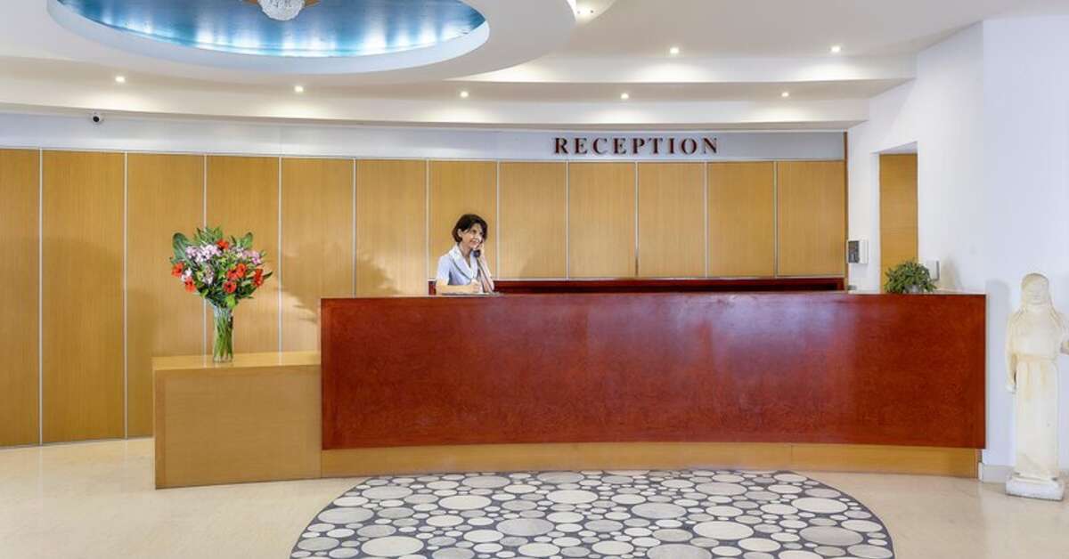 Een foto van het interieur van Hotel Astir Beach