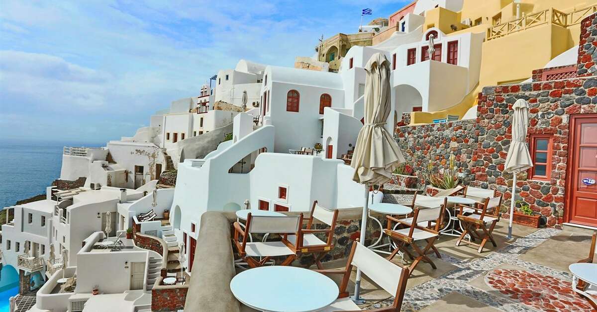 Een foto van de faciliteiten bij Oia Mare Villas