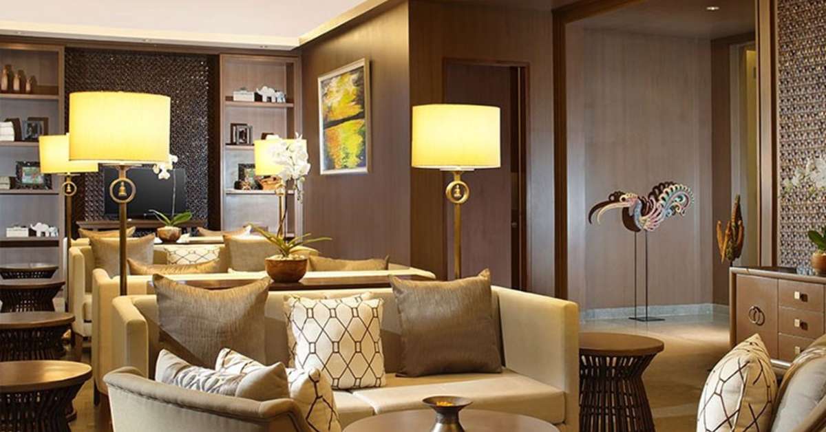 Een foto van het interieur van The Anvaya Beach Resort Bali