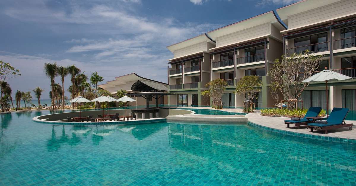 Ein Foto vom Pool im Le Meridien Khao Lak Resort & Spa