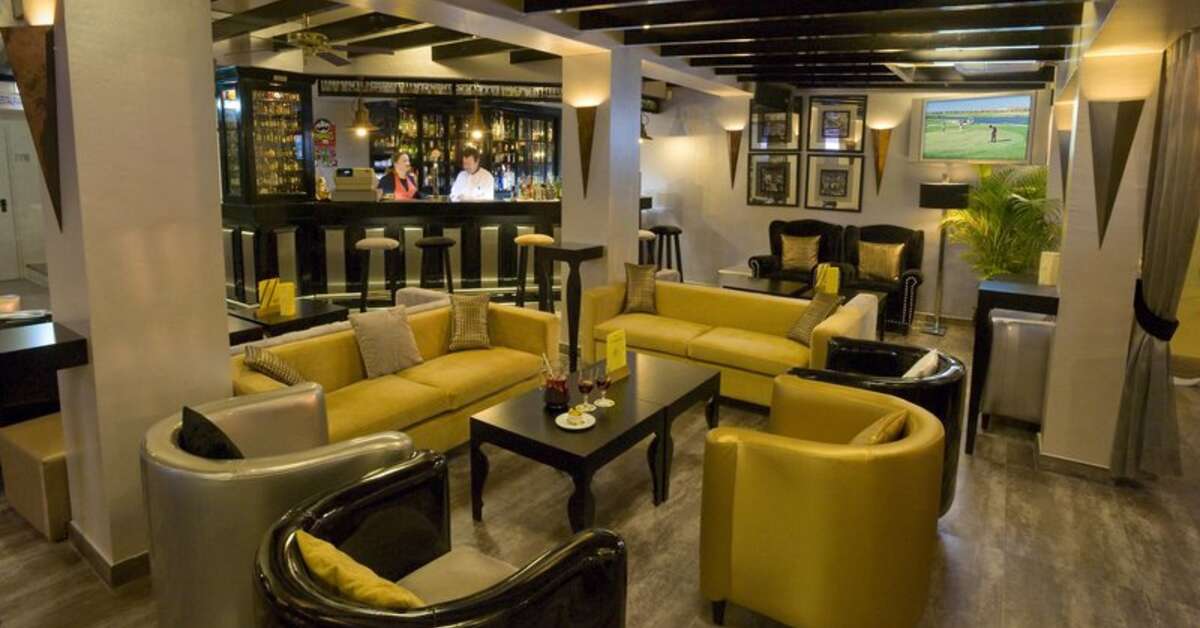 Een foto van het interieur van Hotel do Cerro