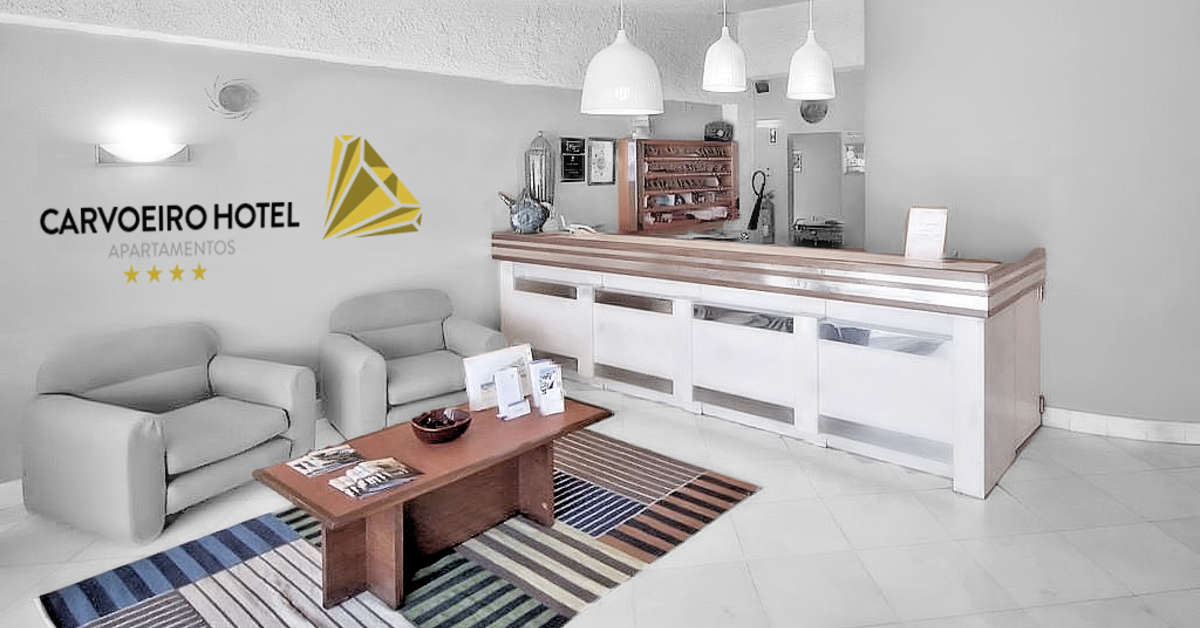 Een foto van het interieur van Carvoeiro Garden Hotel