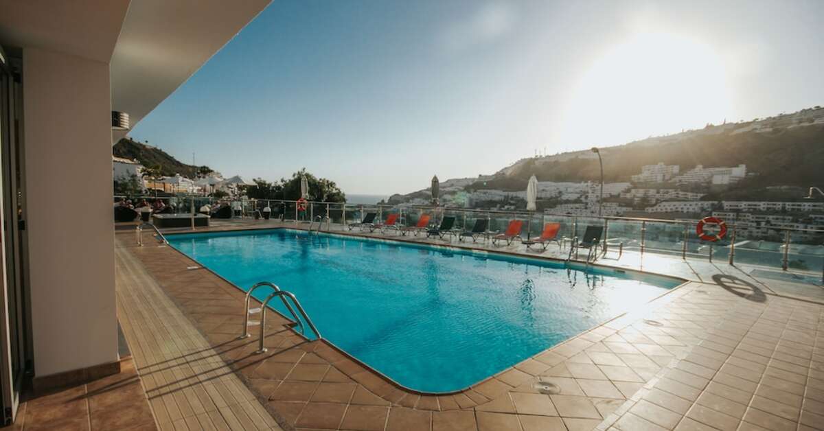 Ein Foto vom Pool im Hotel Servatur Casablanca