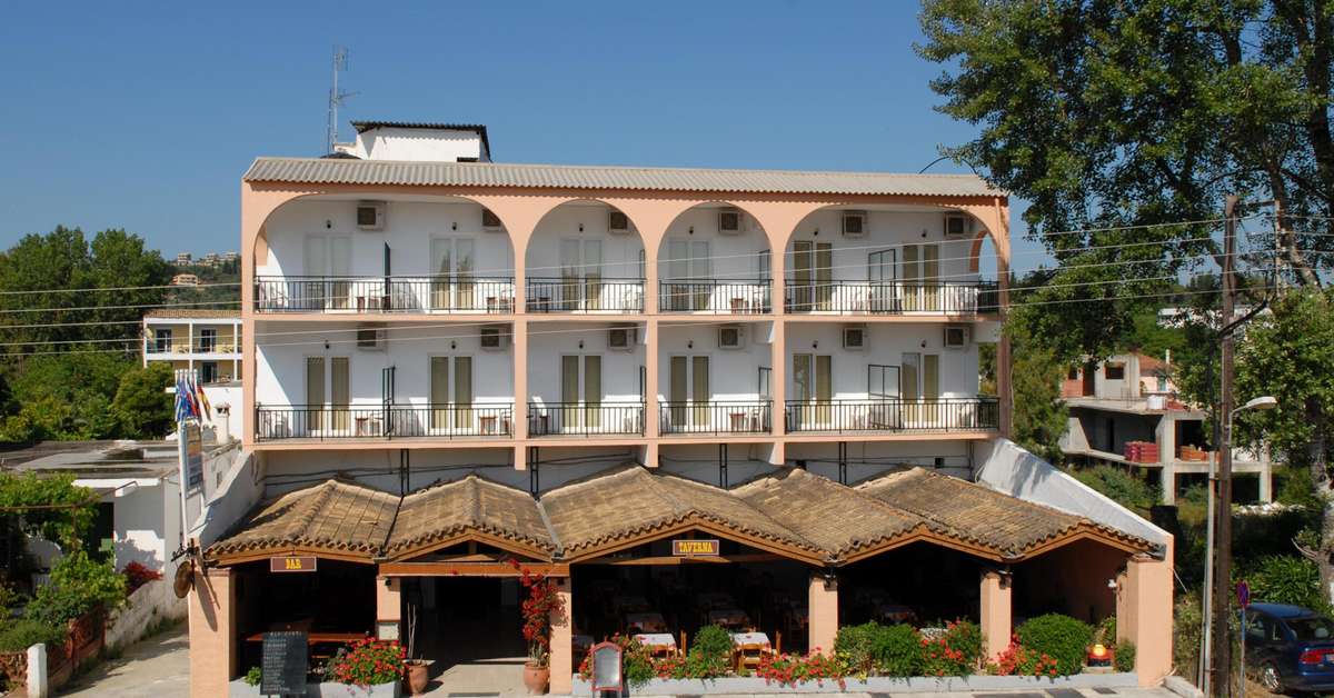 Ein Foto von der Außenansicht des Popi Star Hotel