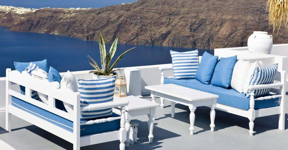 Een foto van het terras bij Andromeda Villas & Spa Resort