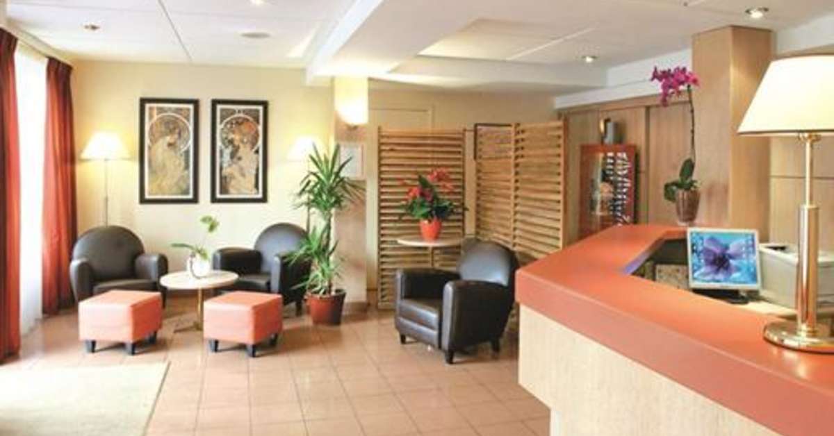 Een foto van het interieur van Hotel Appia la Fayette