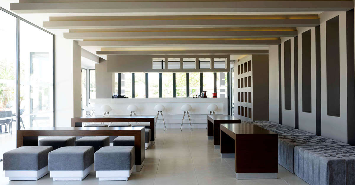 Een foto van het interieur van Cosmopolitan Kos