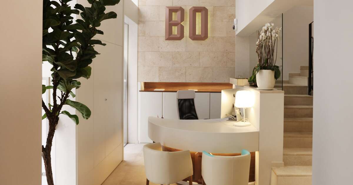 Een foto van het interieur van Bo Hotel