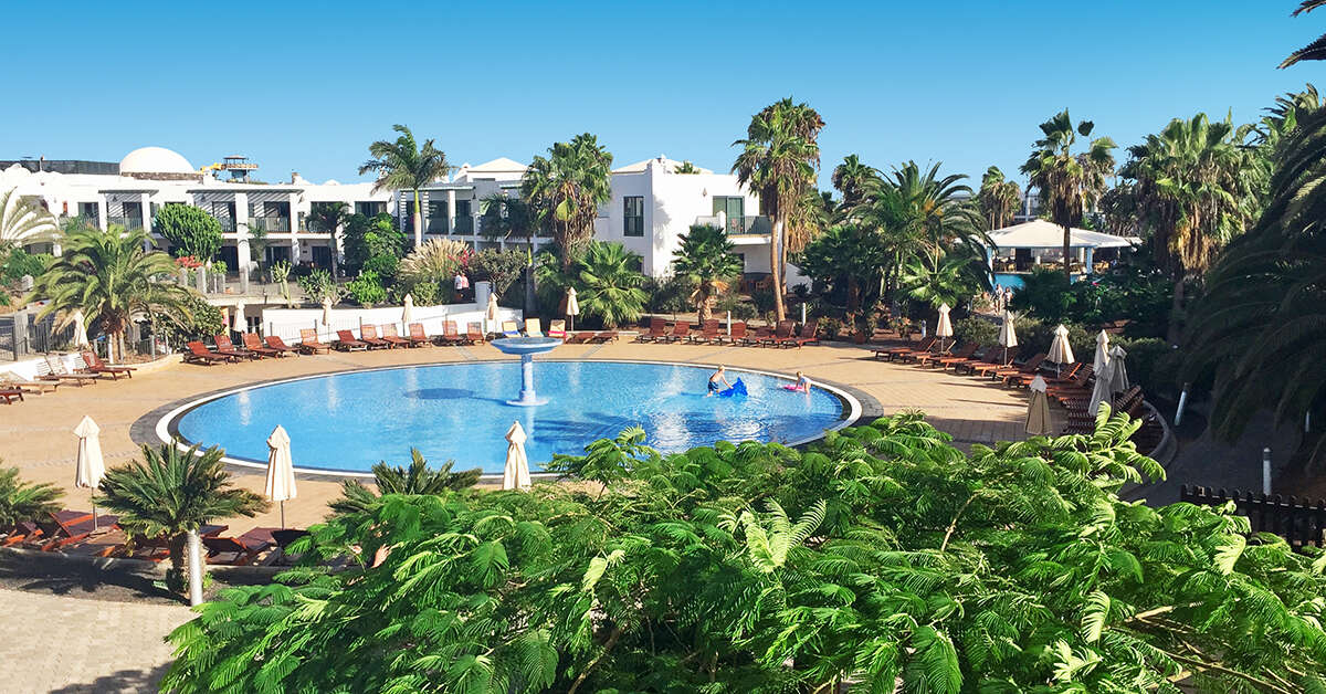 Een foto van het zwembad bij Las Marismas de Corralejo