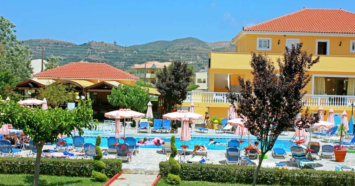 Een foto van het zwembad bij Macedonia Hotel