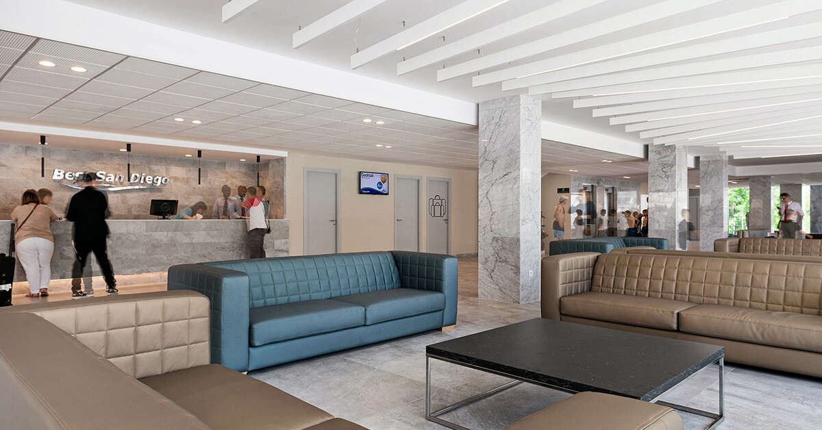 Een foto van het interieur van Hotel Best San Diego