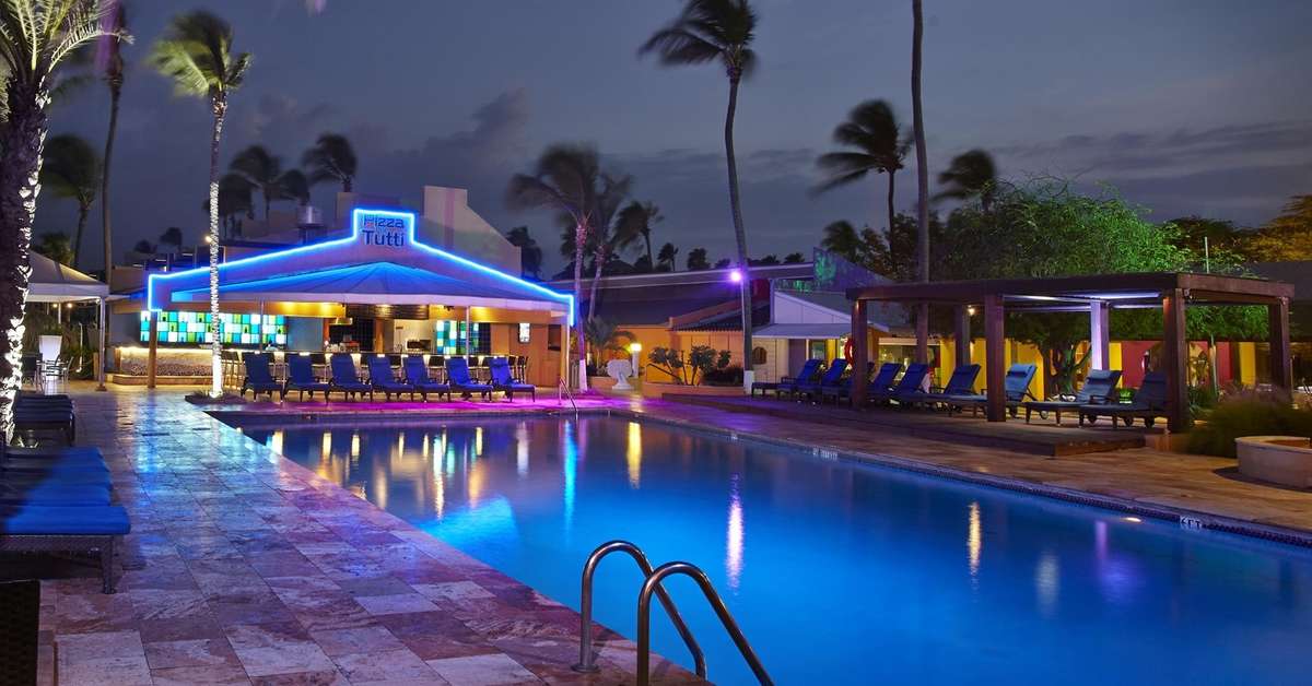Een foto van het zwembad bij Tamarijn Aruba All Inclusive